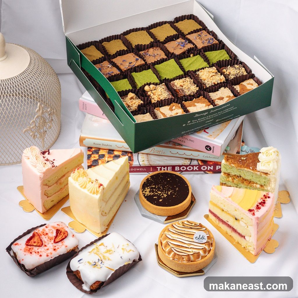 Assortment of Cakes and Brownies