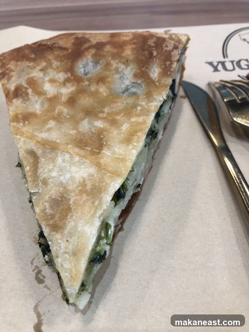Slice of Spinach Pie