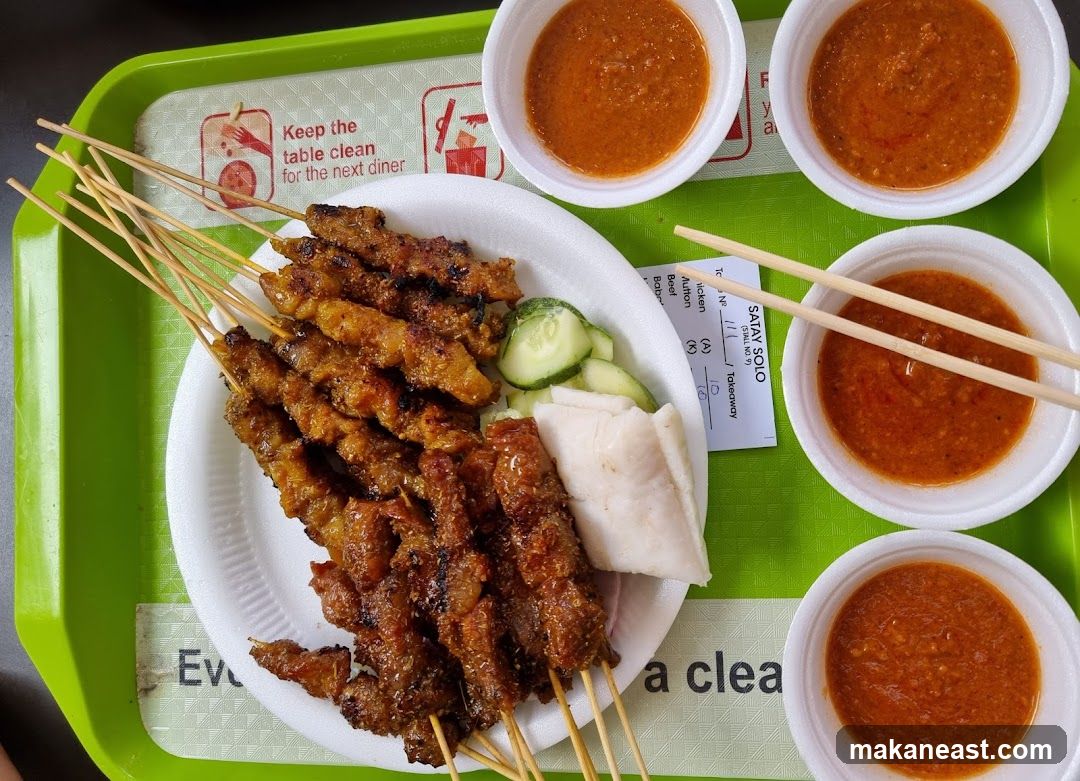 Satay with Peanut Sauce