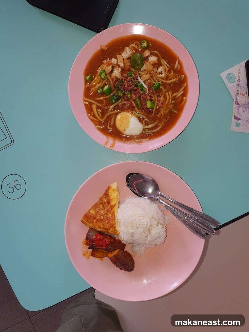 Two Plates of Food