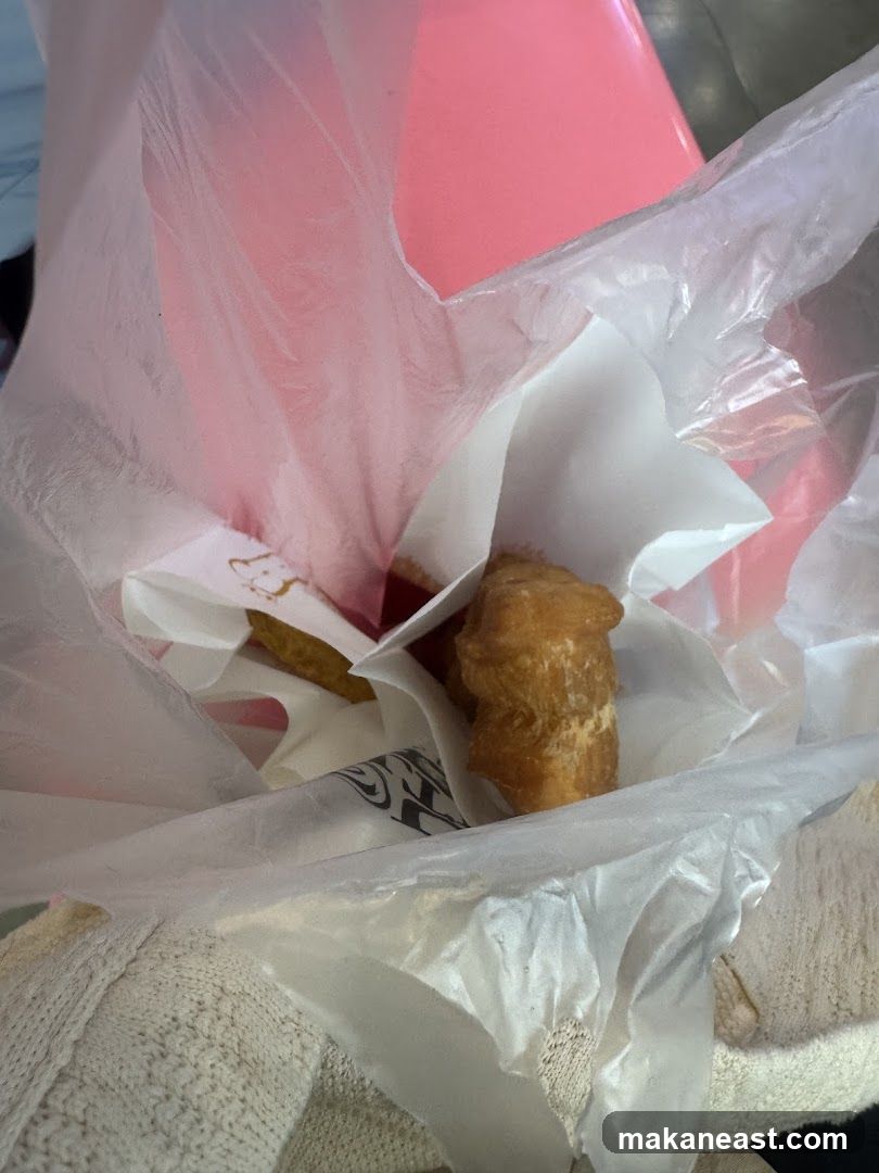 Fried Dough Pastries in a Bag