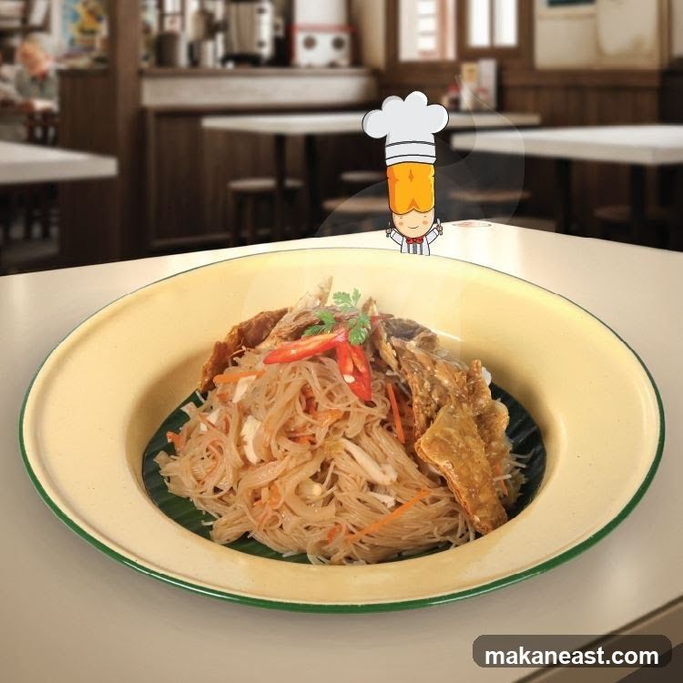 Noodle Dish with Crispy Toppings