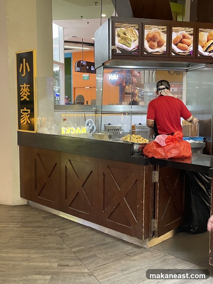 Food stall counter