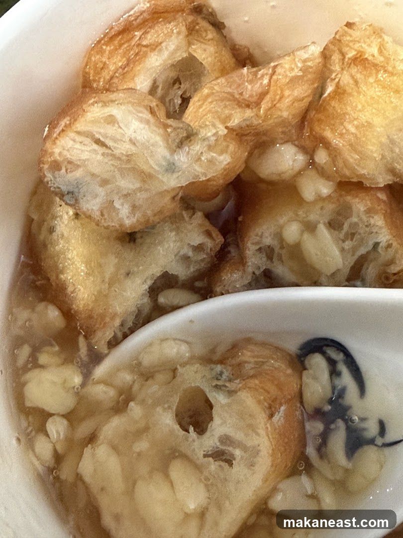 Fried Dough Fritters in Sweet Soup