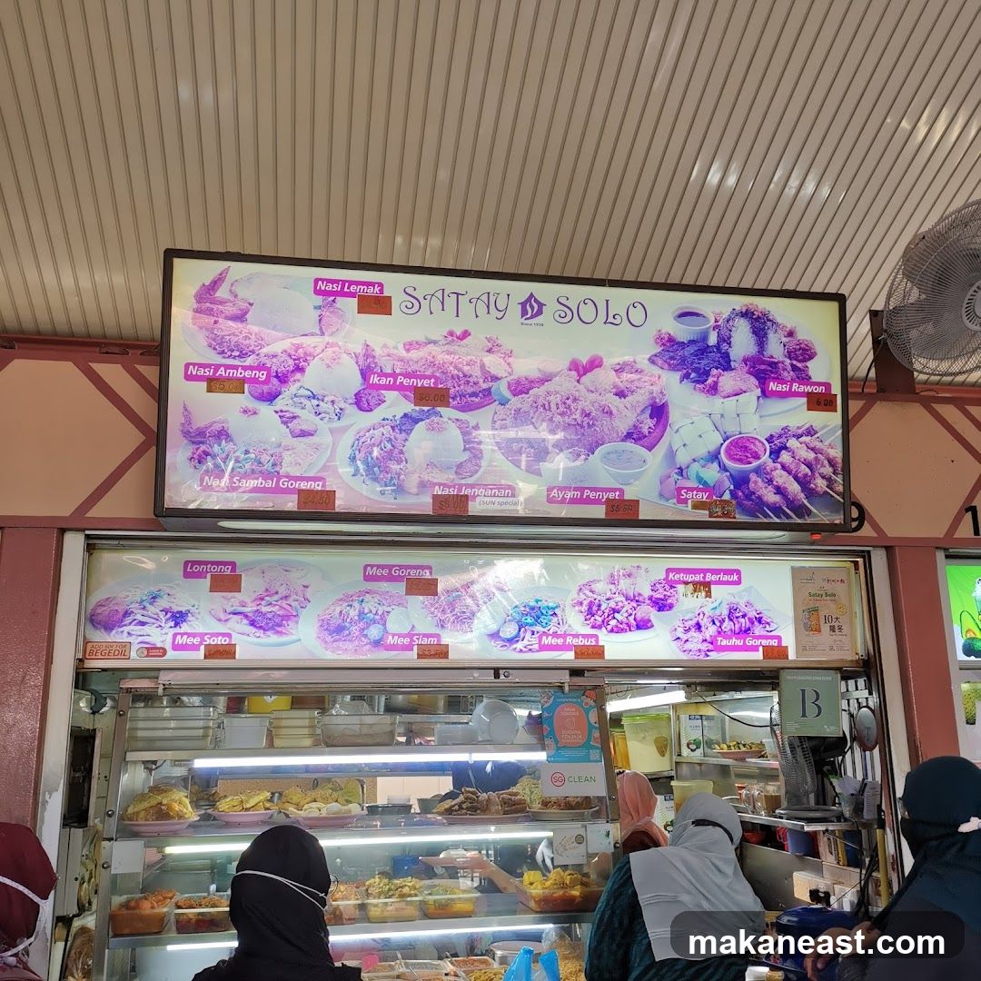 Satay Solo Menu