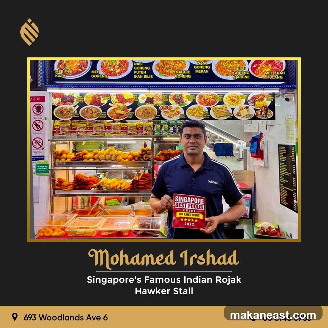 Hawker Stall with Food Display