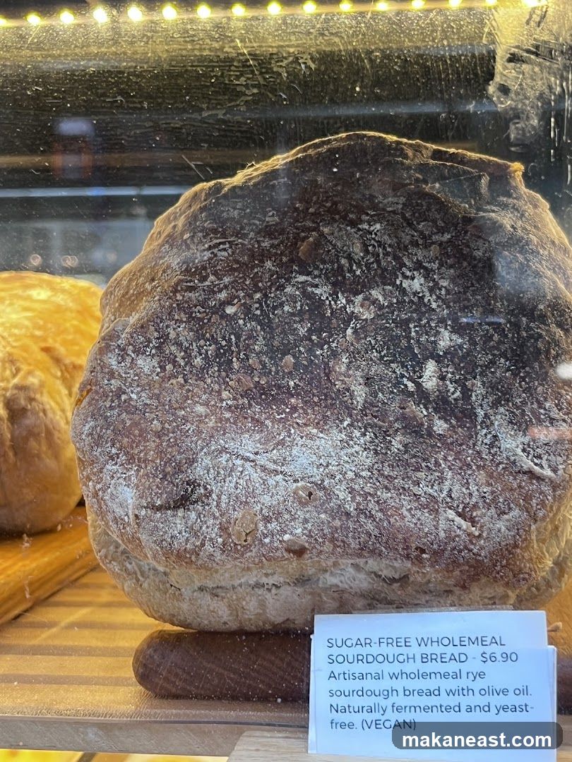 Sugar-Free Wholemeal Sourdough Bread