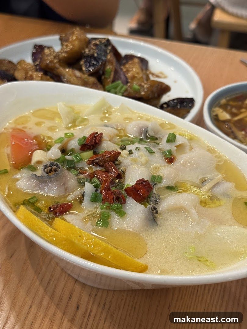 Fish Soup with Eggplant