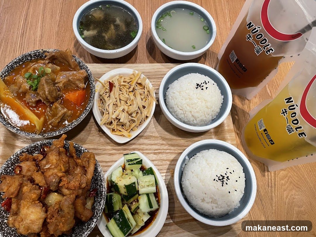 Noodle Soup and Sides