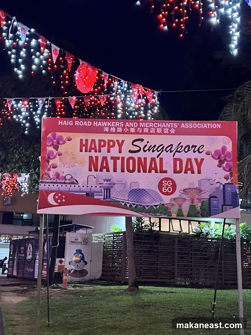 Singapore National Day Banner