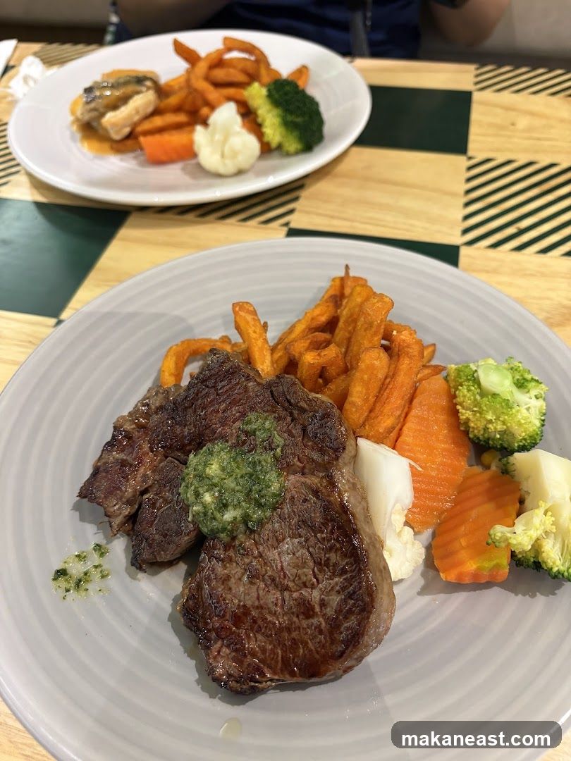 Steak Dinner with Sides