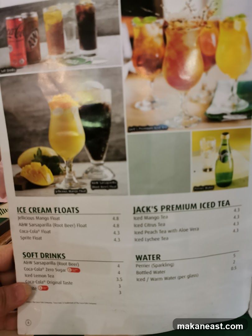 Drinks Menu
