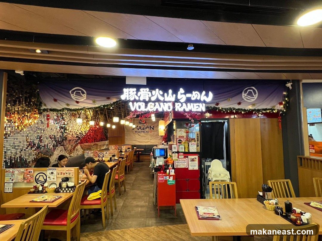 Tonkotsu Kazan VOLCANO Ramen @ Century Square 豚骨火山ラーメン @ センチュリースクエア店