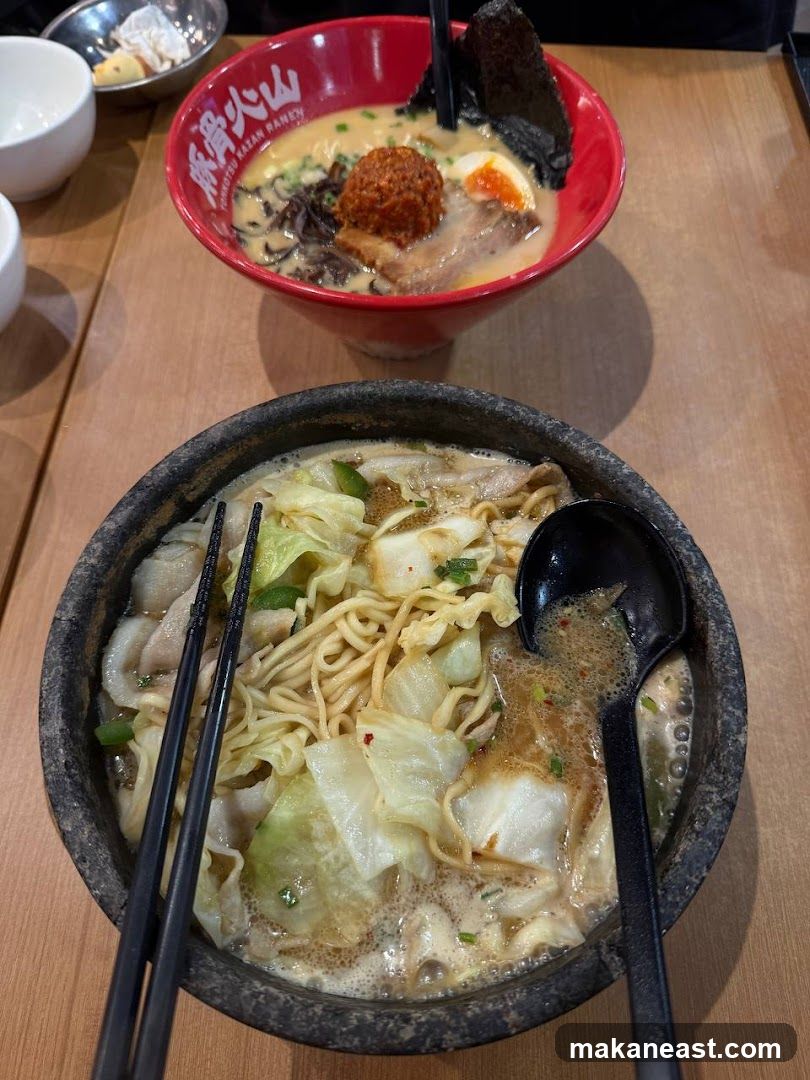 Tonkotsu Kazan VOLCANO Ramen @ Century Square 豚骨火山ラーメン @ センチュリースクエア店