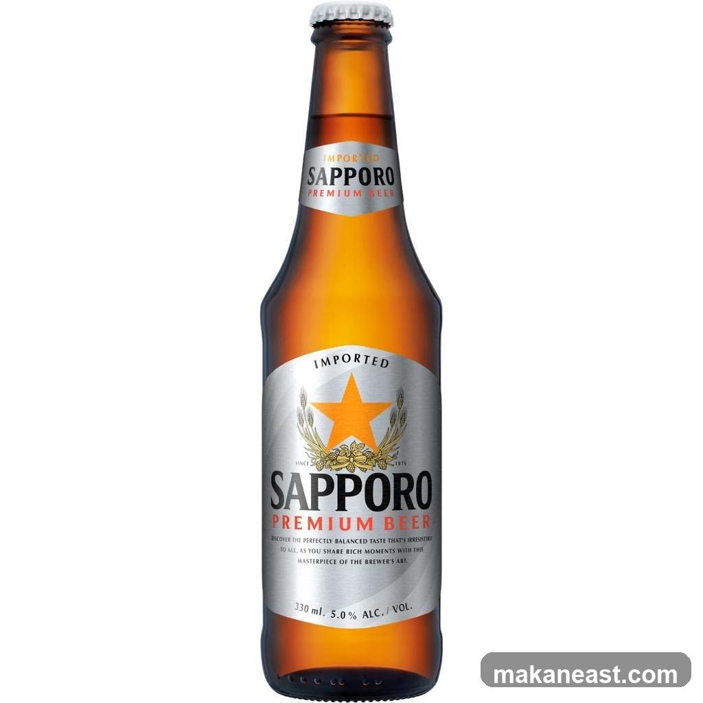 Sapporo Premium Beer Bottle