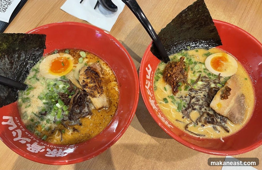 Two bowls of ramen