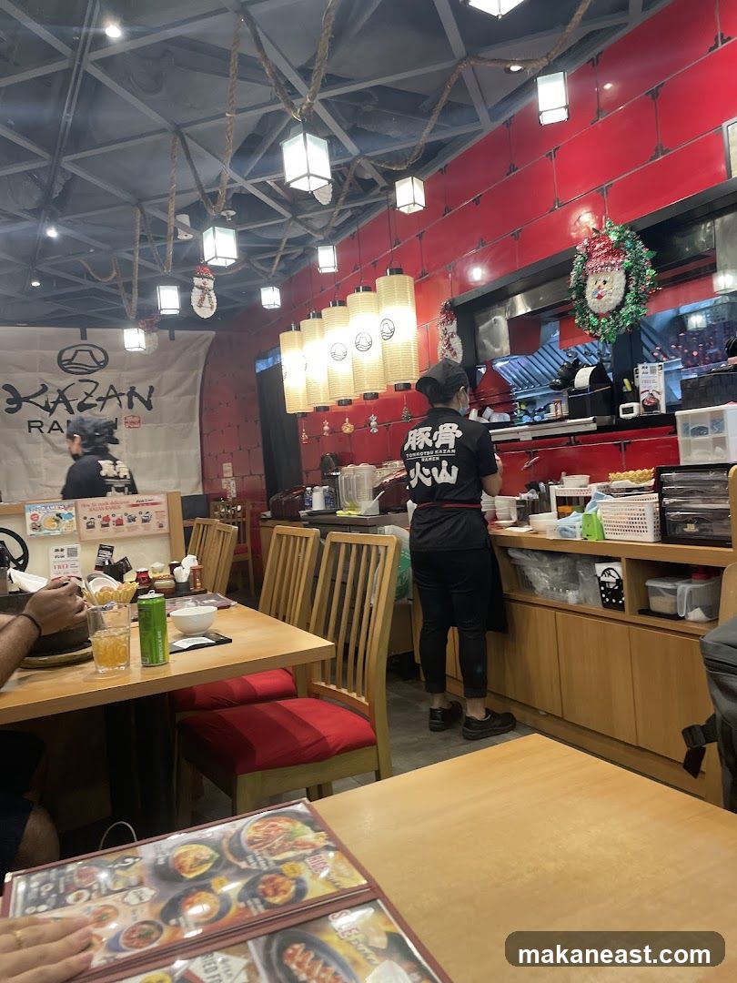 Restaurant Interior with Staff