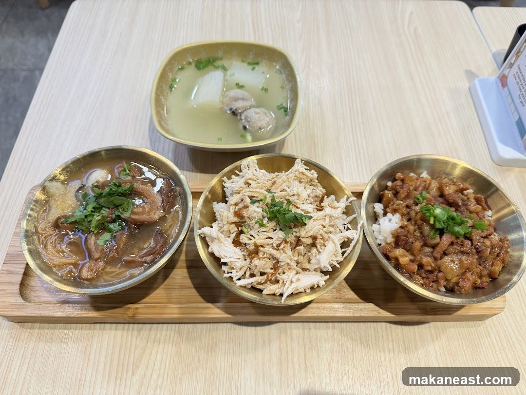 Three Bowls of Food