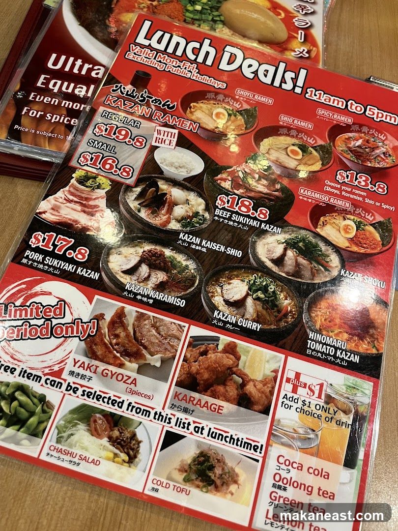 Lunch Deals!