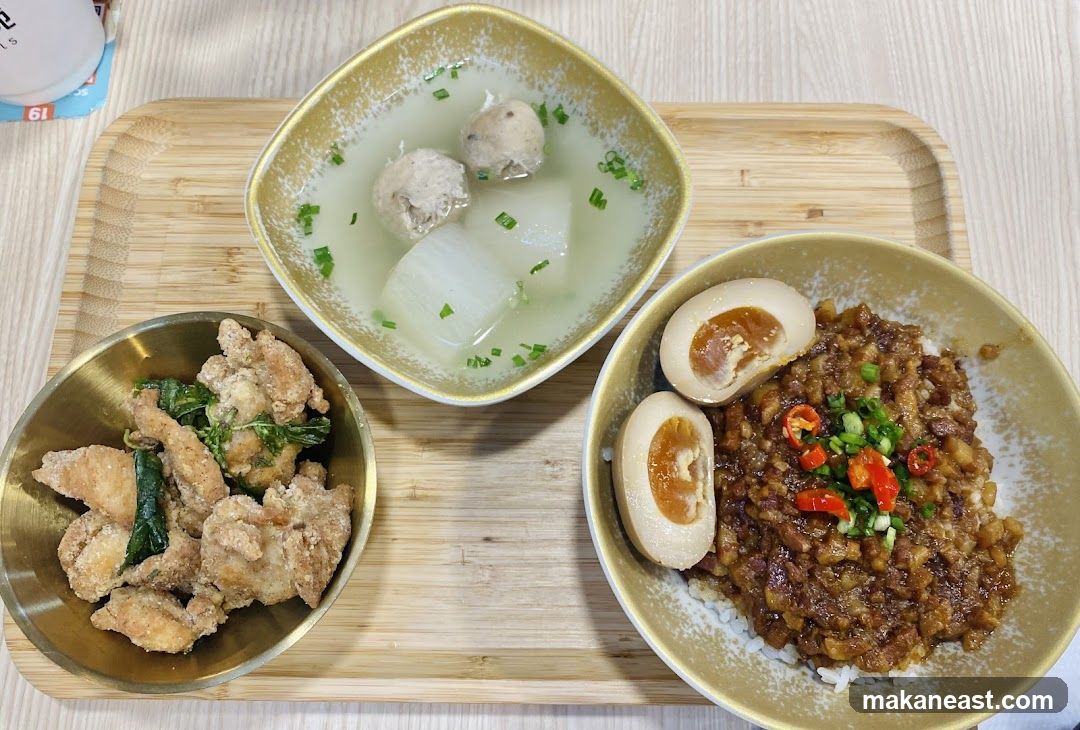 Taiwanese Braised Pork Rice Set