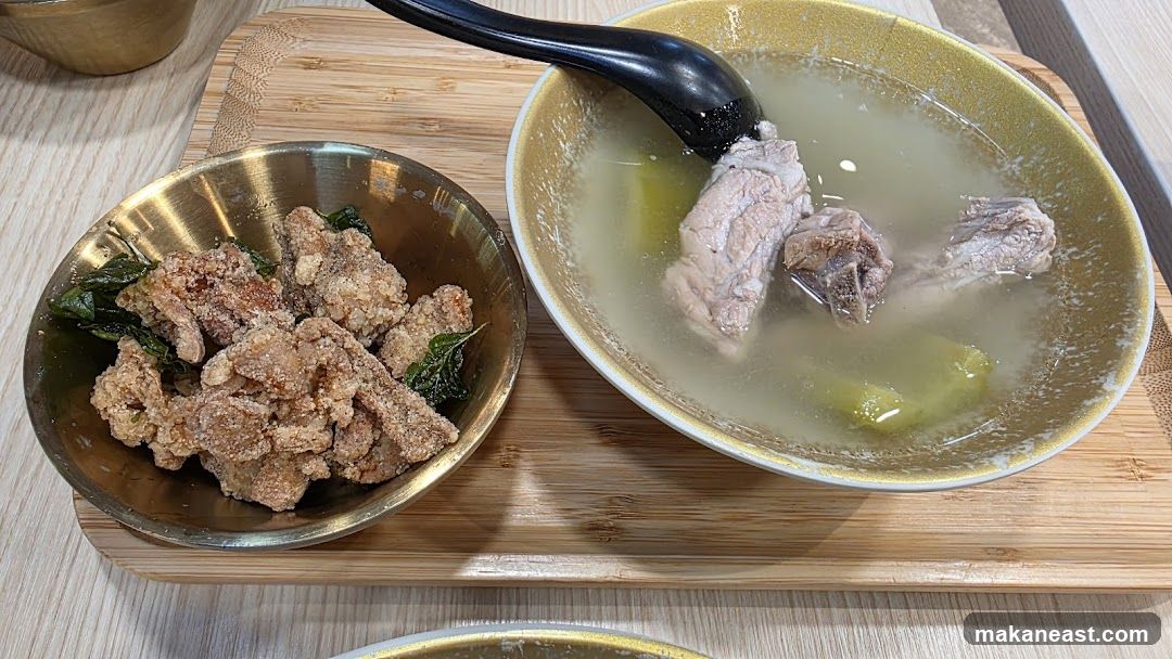 Fried Chicken and Soup