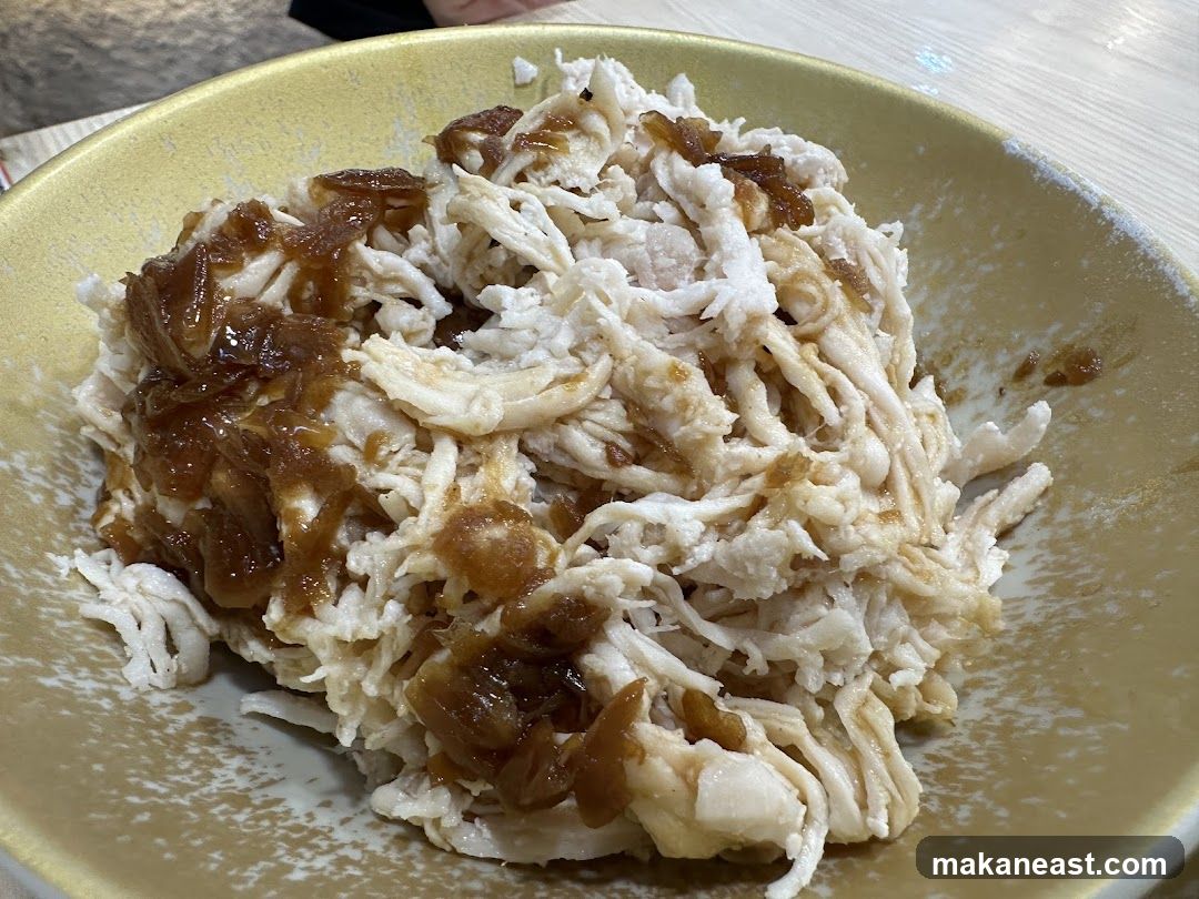 Shredded Chicken with Sauce