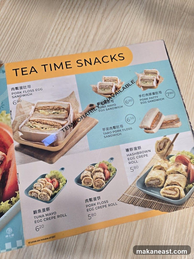 TEA TIME SNACKS
