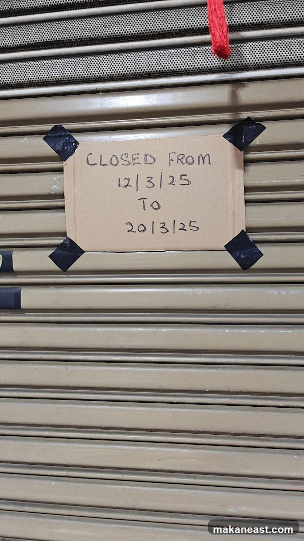 Closed Sign