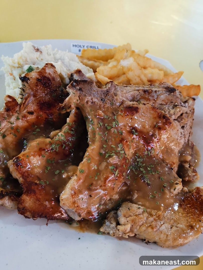 Pork Chops with Sides