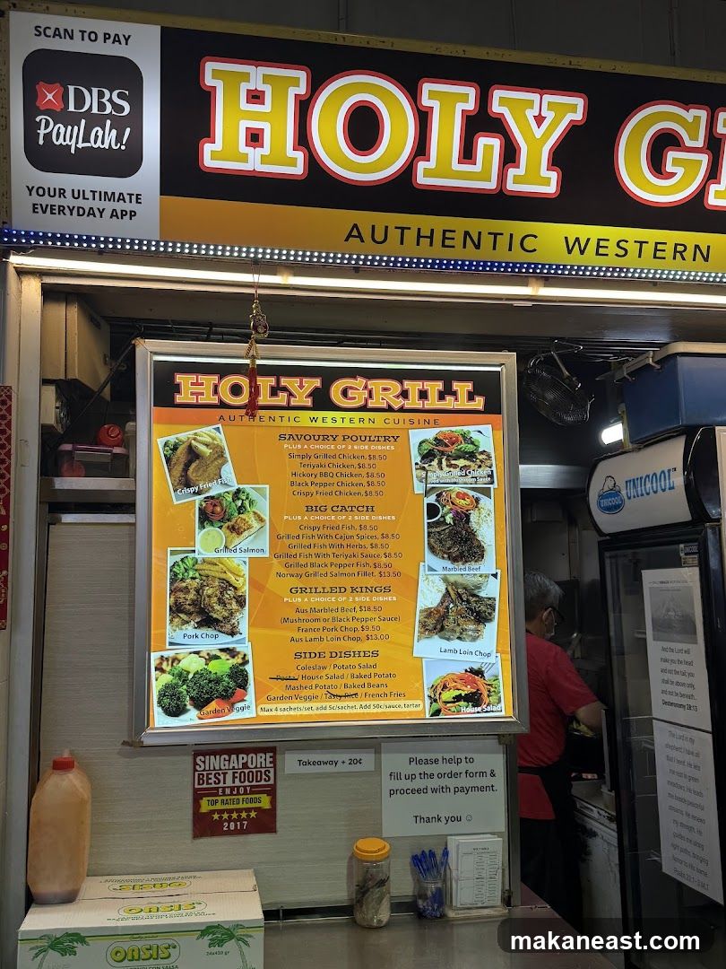 Holy Grill Menu