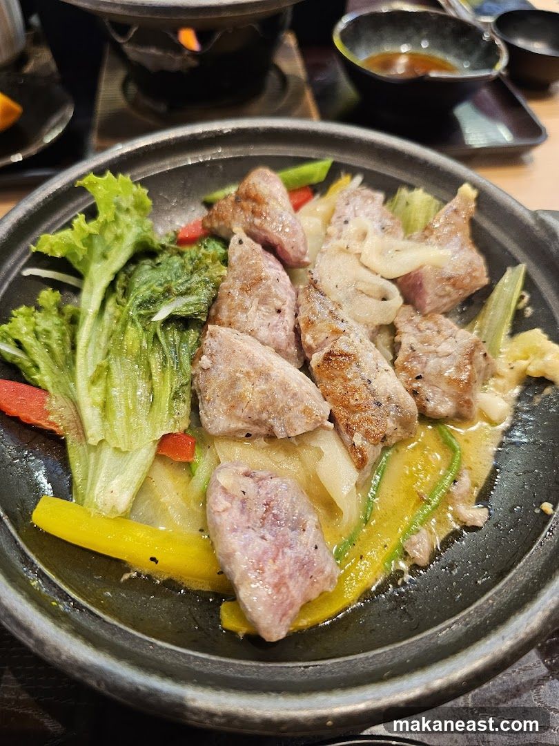 Sizzling Beef and Vegetable Dish