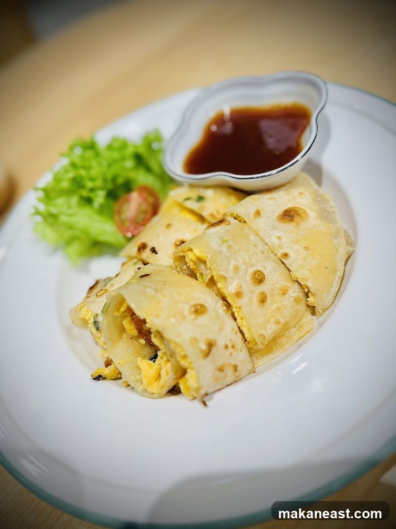 Egg Crepe with Sauce