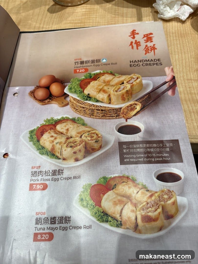 Handmade Egg Crepes