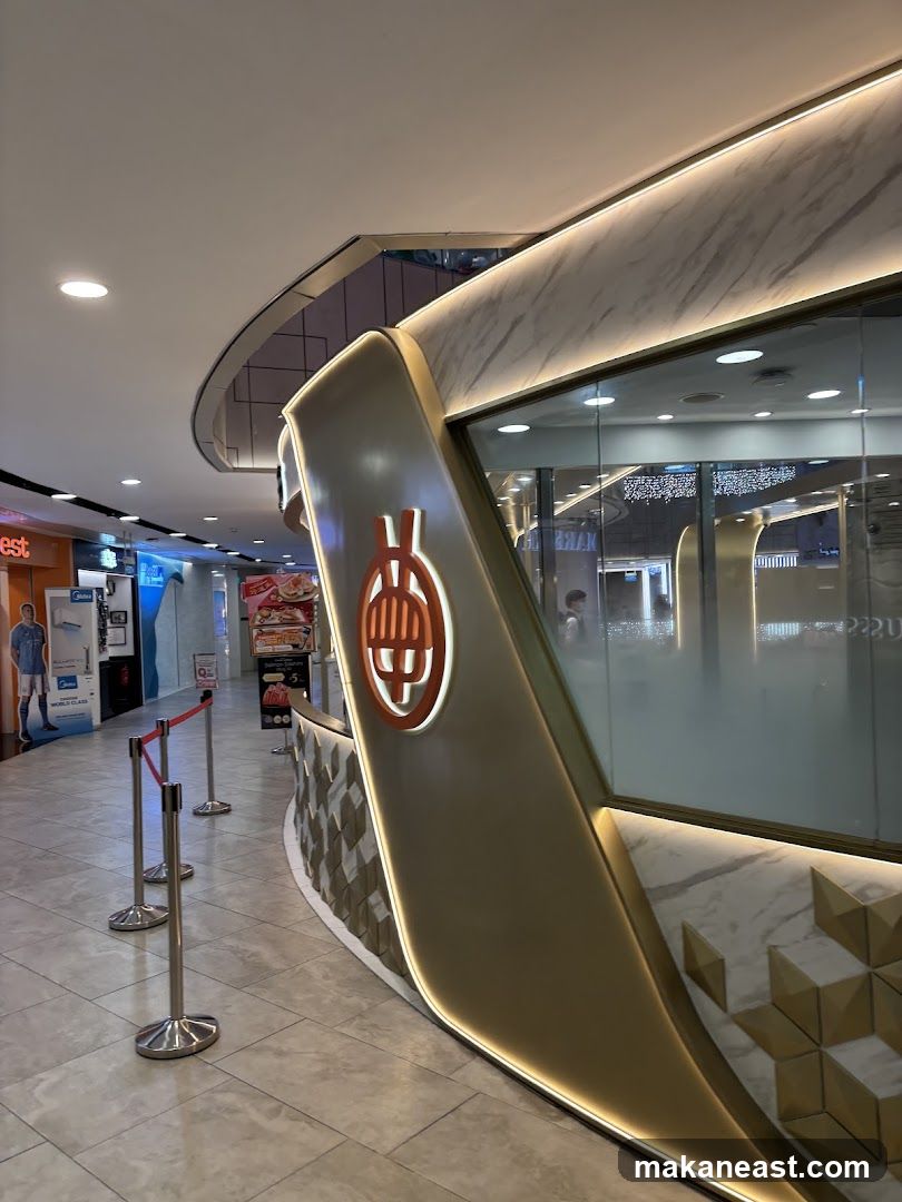Restaurant Entrance with Logo