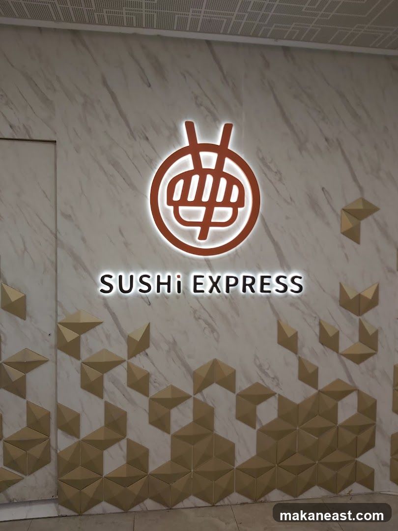 Sushi Express Logo and Decor