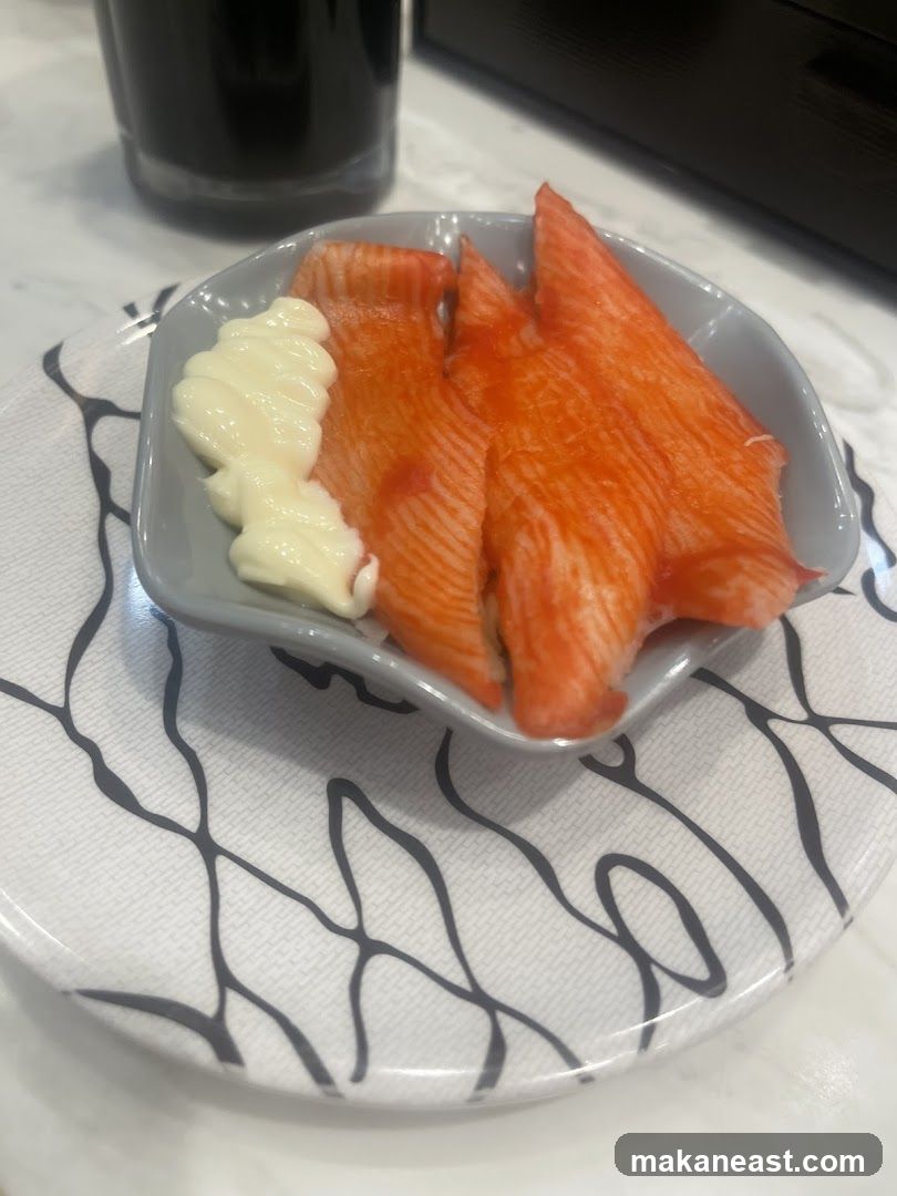 Crab Stick Sushi with Mayonnaise