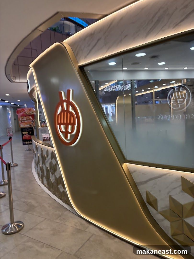 Restaurant Counter with Logo