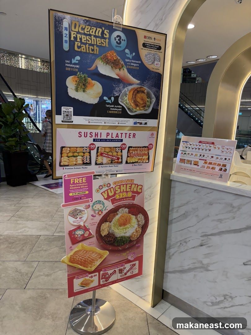 Promotional Sushi and Yusheng Platters