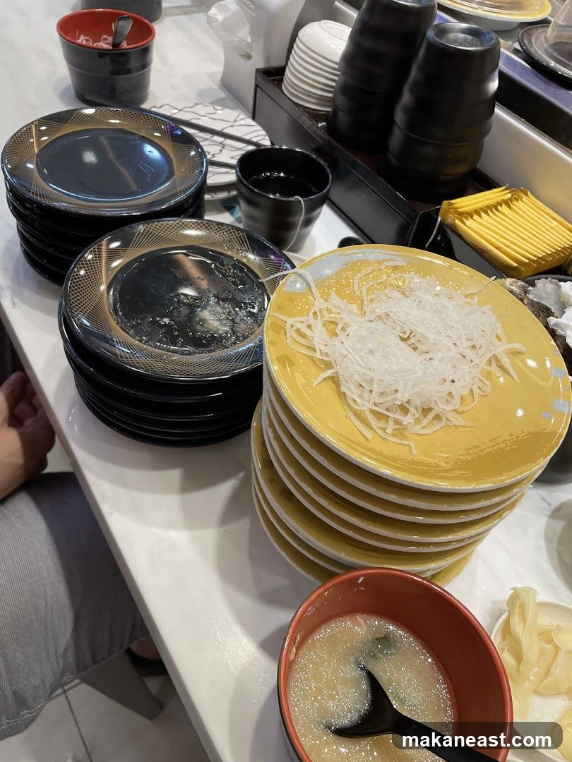 Sushi Restaurant Table Setting