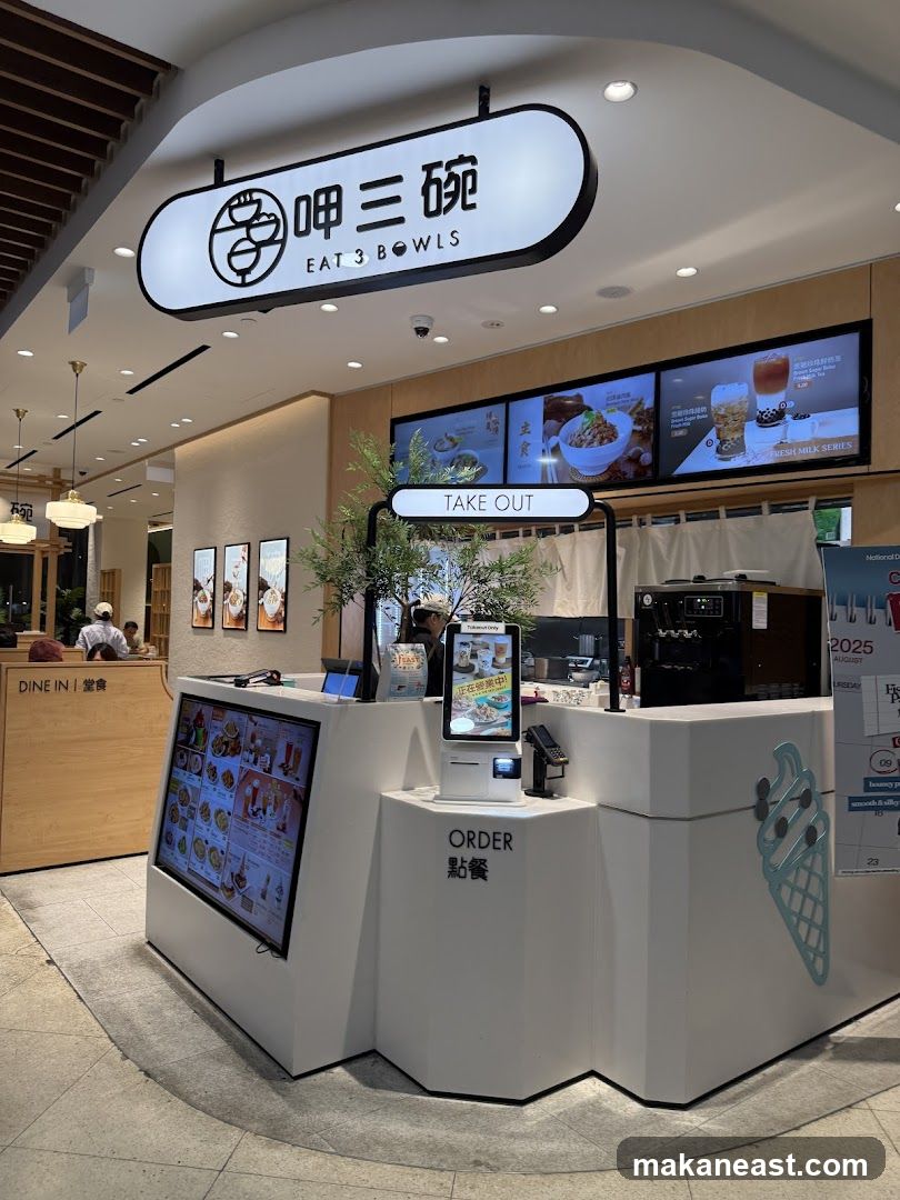 Eat 3 Bowls Takeout Counter