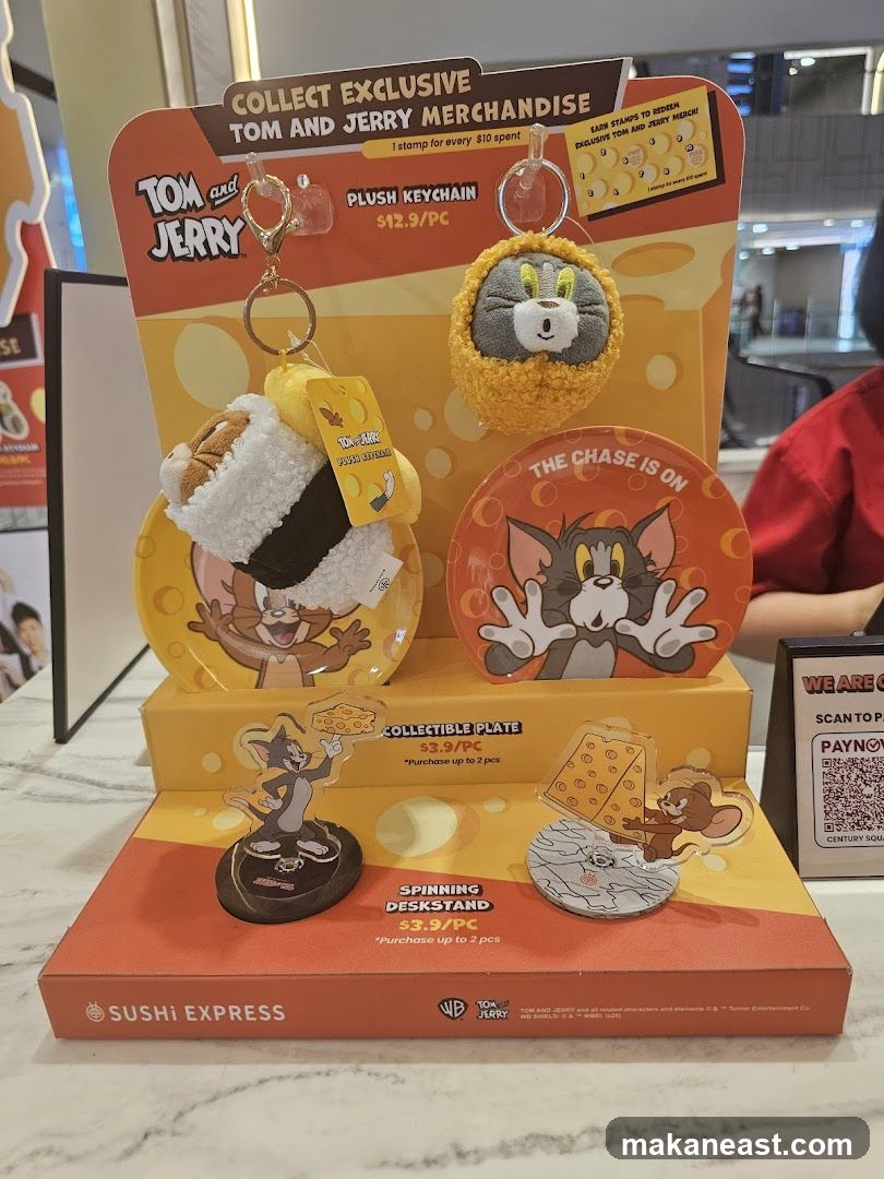 Tom and Jerry Merchandise Display
