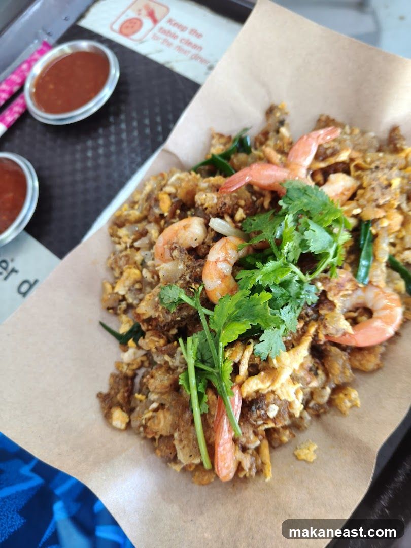 Oyster Omelette with Shrimp