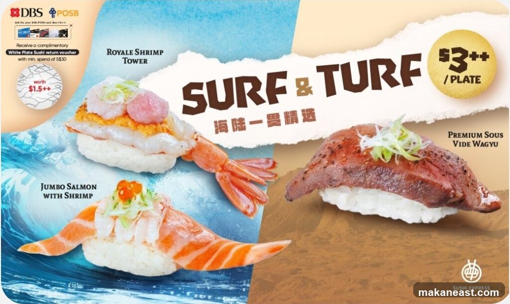 Surf & Turf Sushi Promotion