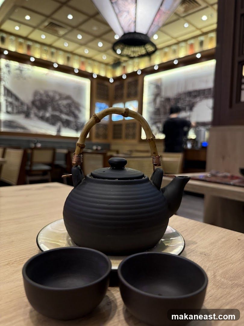 Tea Set on Table