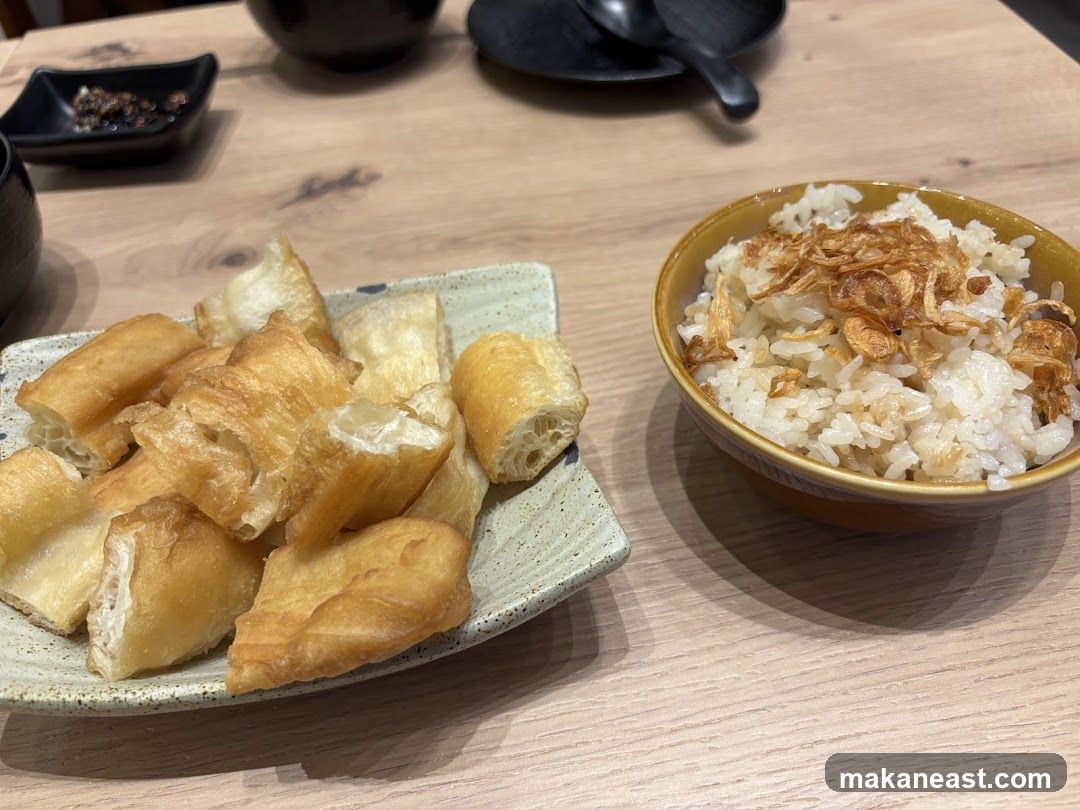 Fried Dough Sticks and Rice