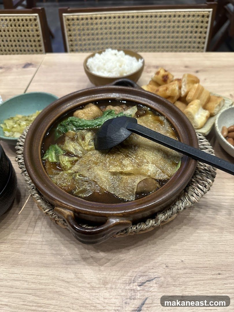 Bak Kut Teh with Rice and Fried Dough Sticks
