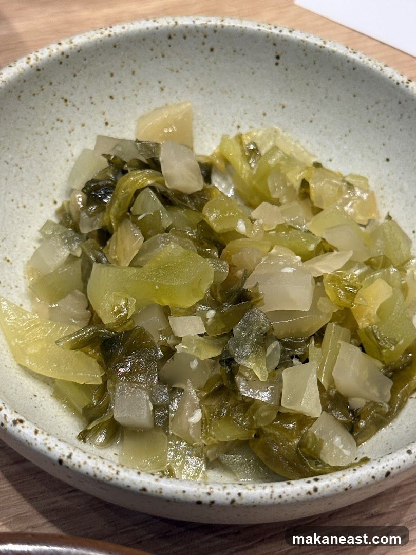 Pickled Mustard Greens