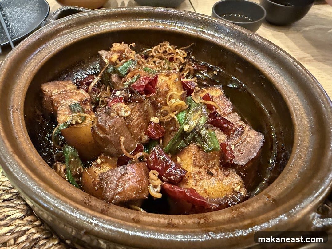 Braised Pork Belly in Clay Pot