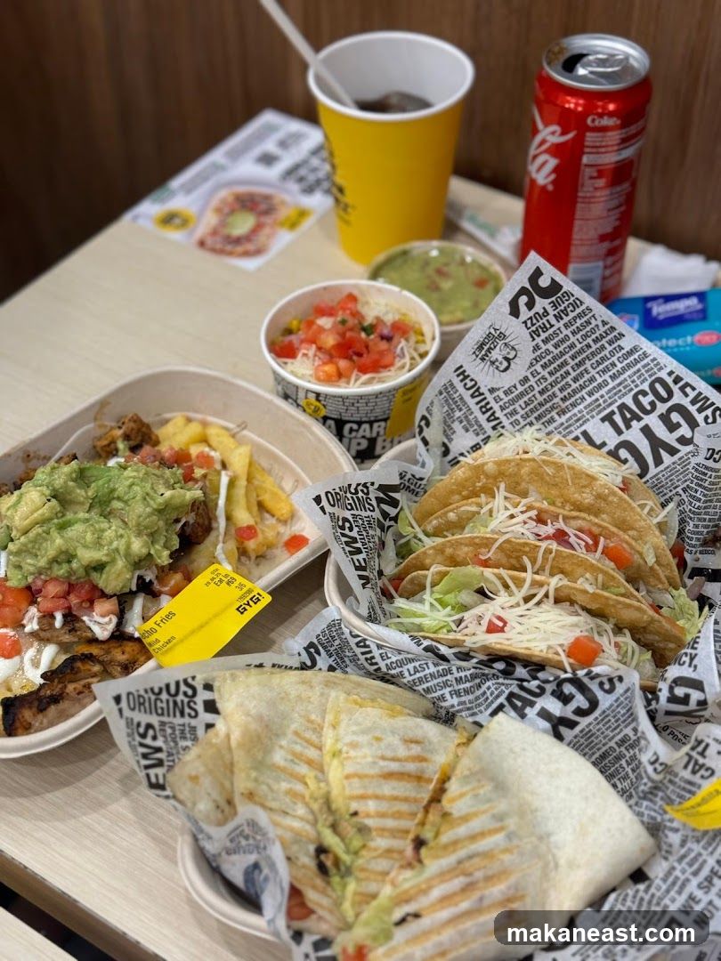 Mexican Food Spread