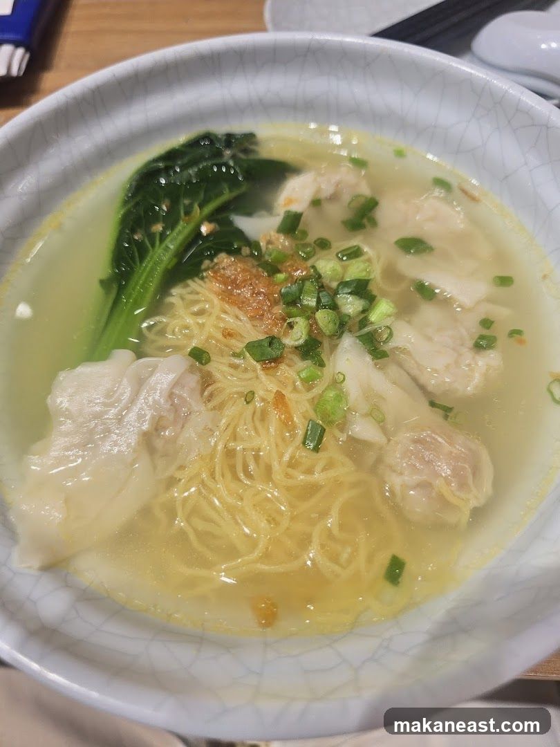 Wonton Noodle Soup